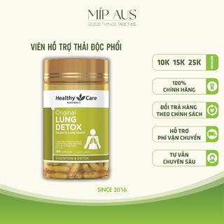 Viên Uống Thải Độc Phổi - Lung Detox Healthy Care