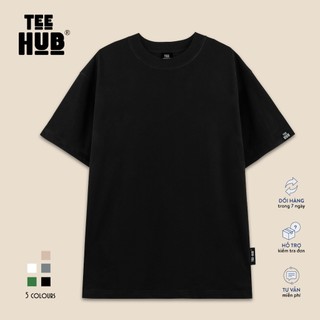 Áo thun TRƠN màu unisex TEEHUB Basic phông tay lỡ nam nữ form rộng Local Brand