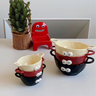 Emoji Bowl - tô gốm đựng salad, tô gốm biểu cảm vui nhộn.