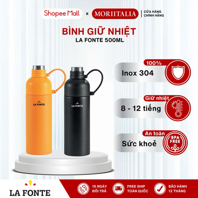 Bình Giữ Nhiệt 2 Lớp SUS304 La Fonte - 500ML - 012737-ORA