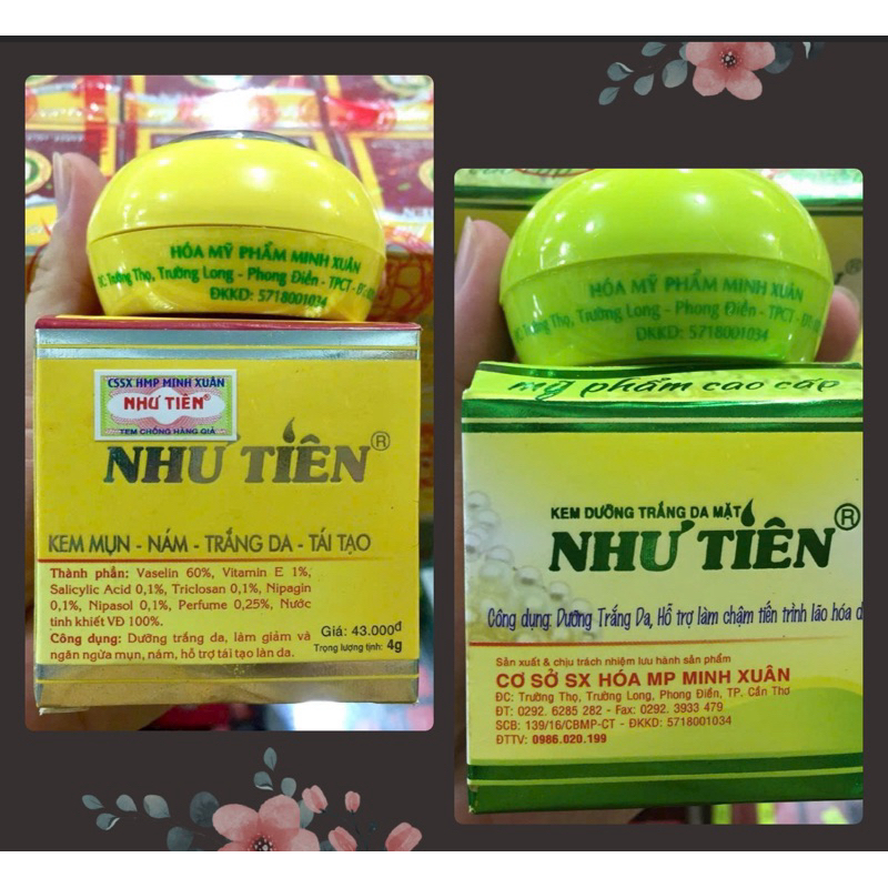 KEM NHƯ TIÊN VÀNG & KEM NHƯ TIÊN XANH