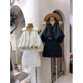 Set áo bồng mix chân váy