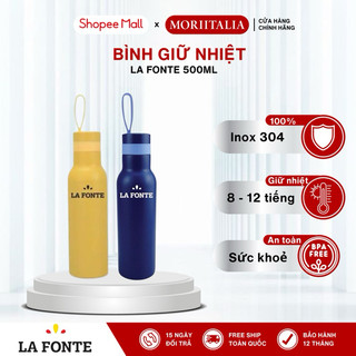 Bình giữ nhiệt Valladolid La Fonte 3000754, Dung tích 500ml, Thép không gỉ SUS304 - MORIITALIA 3000761