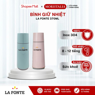 Bình giữ nhiệt la fonte 000891, dung tích 370ml, thép không gỉ sus304 - moriitalia 000884