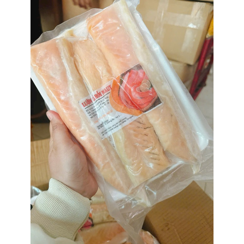 Lườn Cá Hồi 1kg net 7 miếng to (giao tphcm)