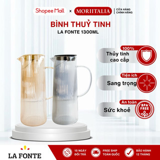 Bình nước thủy tinh borosilicate chịu nhiệt La Fonte 1300ml - 011587
