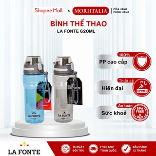 Bình Nước Uống Thể Thao La Fonte 620ml Màu Xanh - 452058-Blu