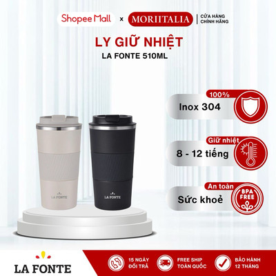 Ly Giữ Nhiệt Inox 304 La Fonte – Coffee Take Away, Giữ Nóng Lạnh