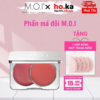 Phấn Má Hồng Kem 2 Màu M.O.I Cosmetics Hồ Ngọc Hà Chính Hãng Mềm Mịn Tự Nhiên