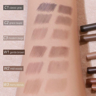 Chì kẻ mày nét mảnh 3 trong 1 Romand Han All Sharp Brow
