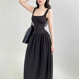 Đầm 2 Dây Bảng Lớn Xoè Dài Siêu Hot ( Hoả Tốc) CC017