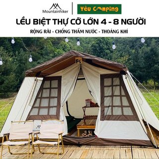 Lều cắm trại Glamping Home, Lều biệt thự chính hãng Moutainhiker mã sản phẩm SZK286 kích thước 316205cm dùng 4-6ng