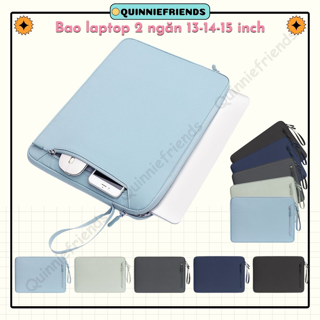 Bao đựng ipad Da PU cao cấp tablet laptop 11 12 13 inch Túi đựng mac air ipad pro 12.9" Túi chống số