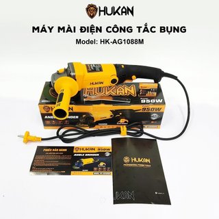 Máy mài cầm tay hukan ag1088m, công tắc bụng, công suất 950w, 7 tốc độ, tặng 1 đá cắt