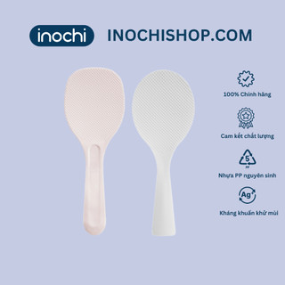 Muỗng xới cơm chống dính, muỗng xới cơm đế đứng Sendai - thương hiệu Inochi