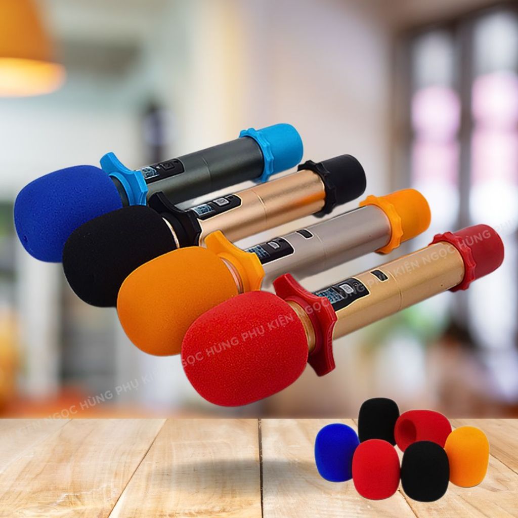 Bọc Đầu Micro Karaoke Chống Bụi Bẩn ( 1 Cái )