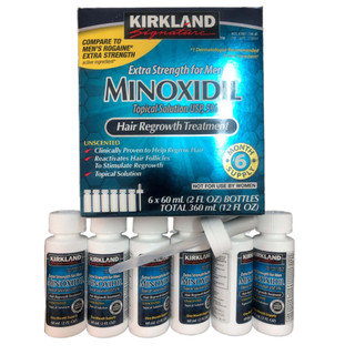 Dung dịch hỗ trợ kích thích mọc râu & tóc Kirkland Minoxidil 5% - 6x60ml