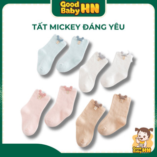 Tất chân micky mùa đông bằng len cho bé Sơ Sinh - T13
