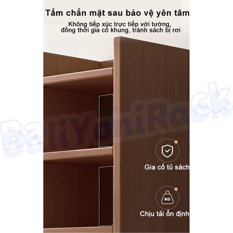 Bali Kệ Gỗ Đa Năng Giá Để Sách Chất Liệu Gỗ Mdf Cao Cấp Dụng Trong Phòng Khách Và Phòng Học Dễ Dàng Lắp Đặt | BigBuy360 - bigbuy360.vn