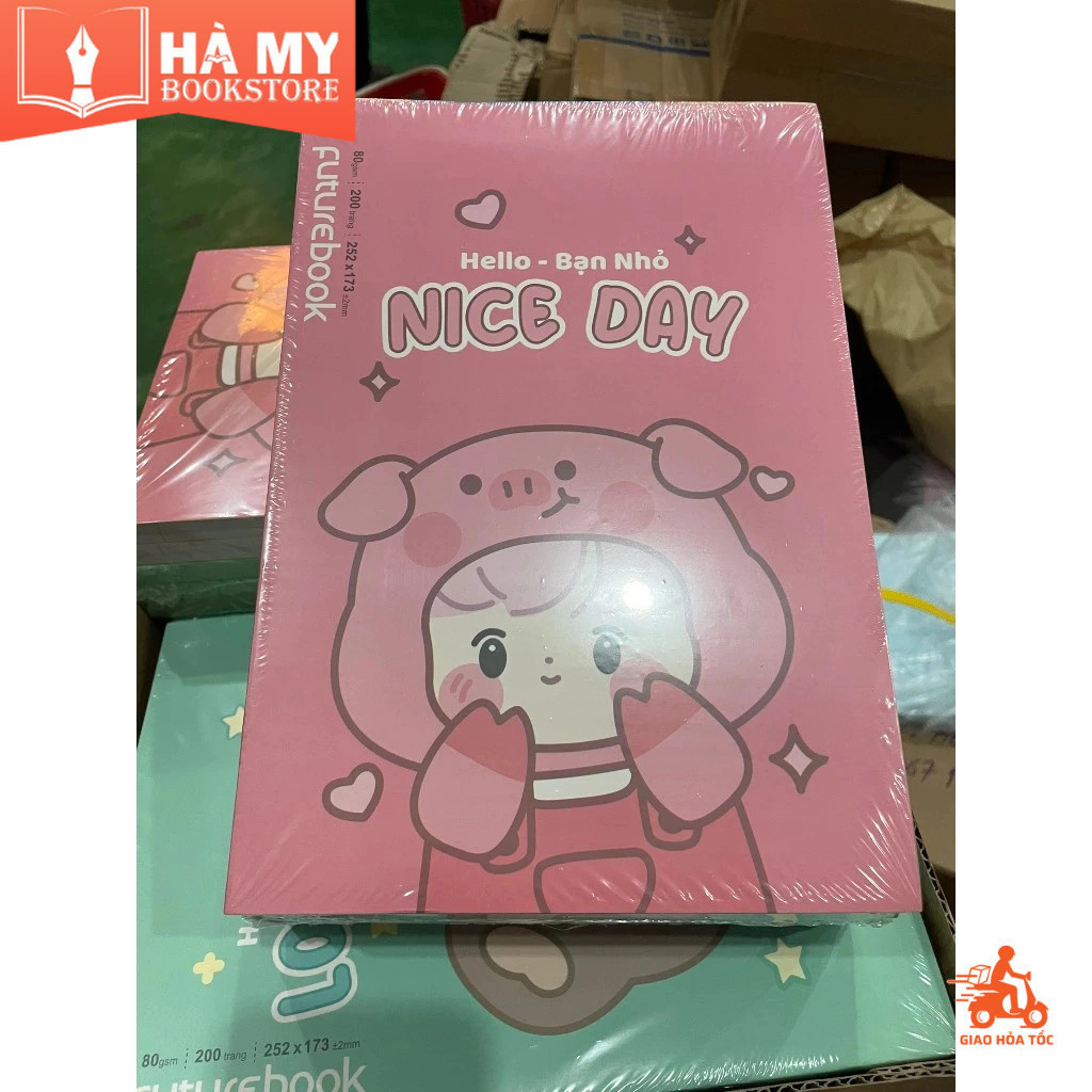 (Lốc 5 Quyển) Tập Vở Sinh Viên FUTUREBOOK B5 200 Trang - (ĐL 80Gsm) Vở 4 Ô ly ngang