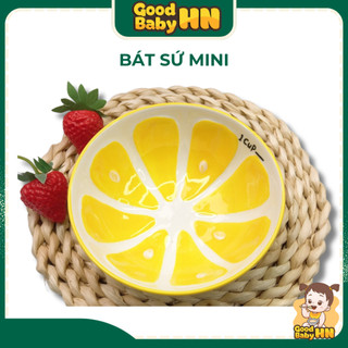 Bát sứ ăn dặm hình hoa quả cho bé