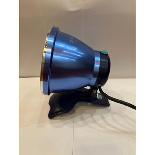  Đèn pin đội đầu kẹp bình ác quy 1209 choá 12,5cm có quạt tản nhiệt led p90 ,9nhân soi lấm mối thủy hải sản 