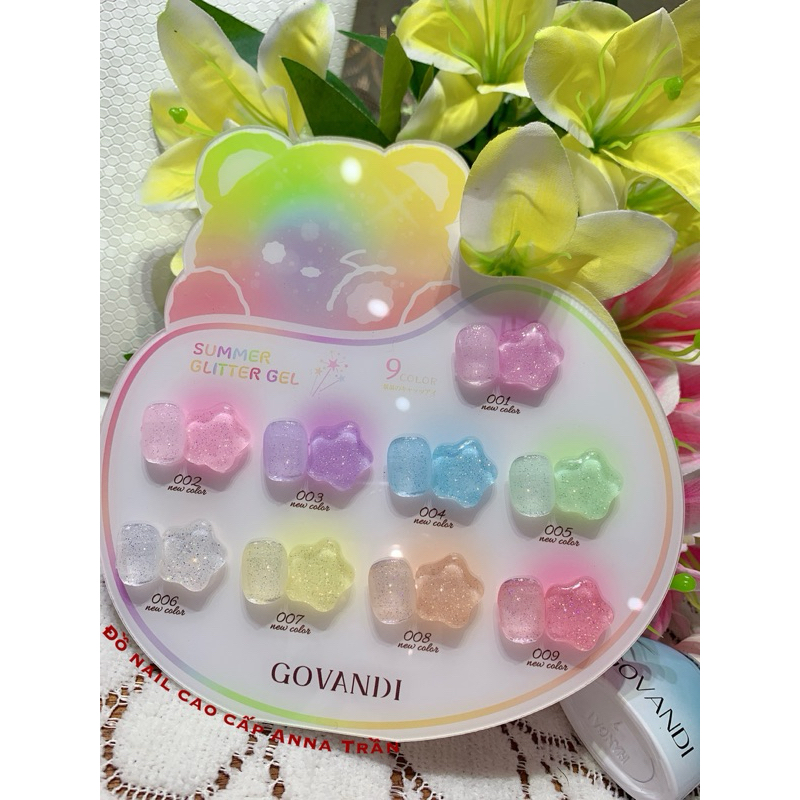 nhũ Pastel Govadi 9 màu cao cấp