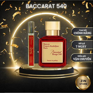 Nước hoa Unisex MFK Baccarat 540 sang trọng , lôi cuốn 10ml - ZinStore