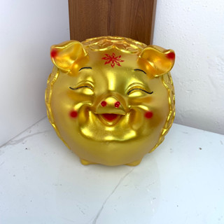 Lợn đất, Heo đất ,Ống heo tiết kiệm mắt híp đồng tiền size đại /Heo đất nhà Tôm