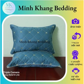 [Rẻ] Vỏ Gối Nằm, Vỏ Gối Đầu Phi Lụa Trần Bông LV Mềm Mịn, Thoàng Mát KT 45x65cm ( Vừa cả 50x70cm)