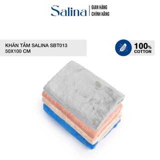 Khăn tắm Salina kích thước 50x100 cm sợi lông siêu nhỏ, thấm hút tốt và nhanh khô SBT013
