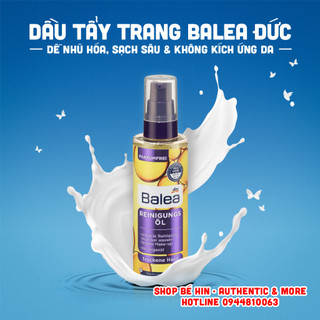 Dầu tẩy trang Balea Đức làm sạch sâu, dễ nhũ hoá và không gây kích ứng da, 100ml