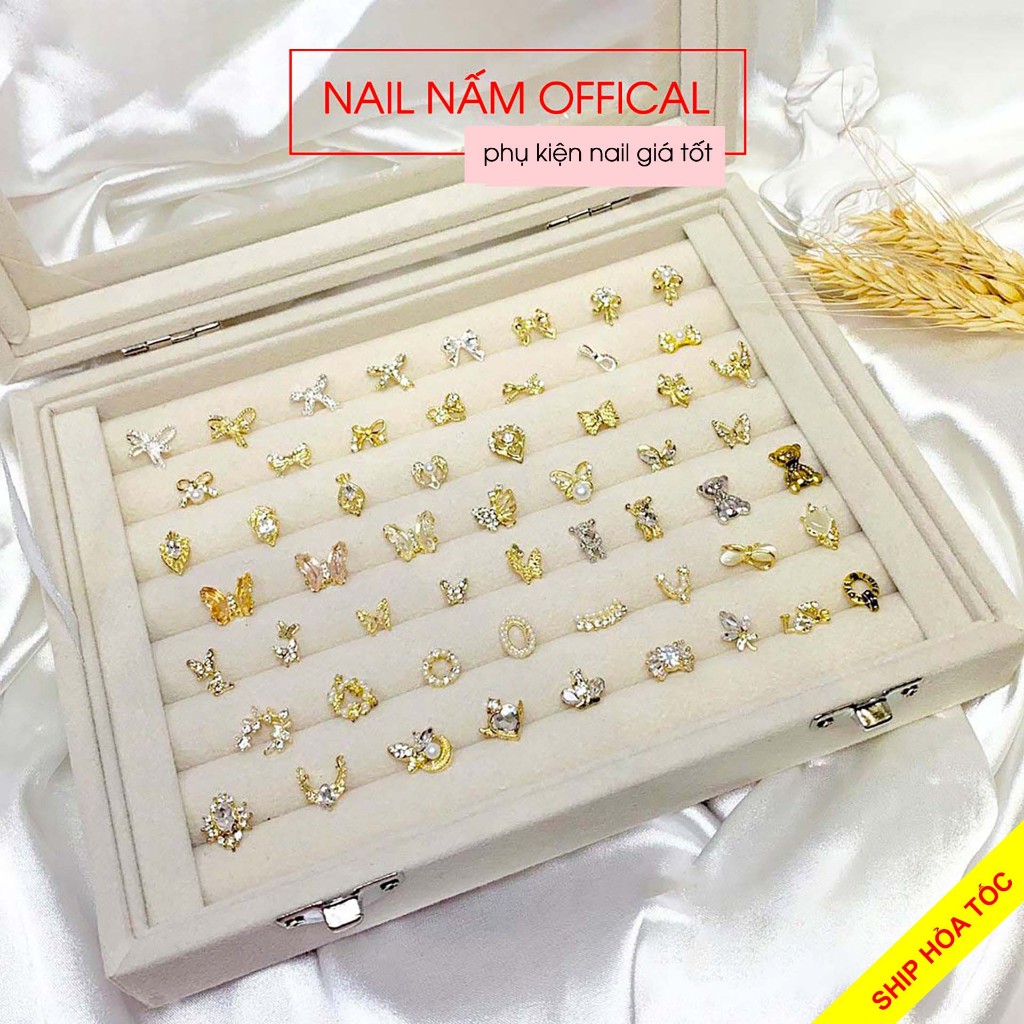 Charm nail, charm đá gắn móng hàng cao cấp ( bảng 0 )