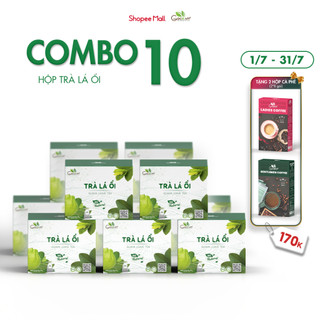 Combo 10 hộp Trà lá ổi túi lọc Goce - 10x40g