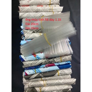 Set 30 ống thủy tinh đức dày 1,1mm, dài 20cm- 25cm