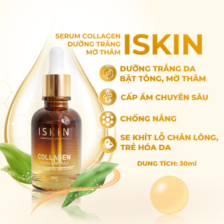 Serum Collagen Dưỡng Trắng Da Mờ Thâm, Cấp Ẩm Chuyên Sâu, Trẻ Hóa Da Và Chống Nắng ISKIN Collagen Youth Ampoule 30ml