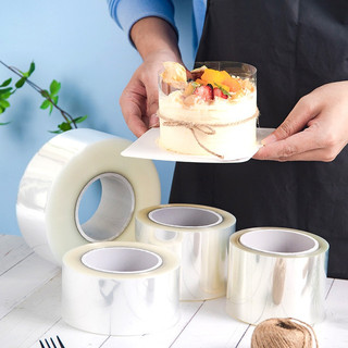 Cuộn 1kg Mica Trong Cứng Lót Thành Bánh Mousse Cứng Cáp, Chắc Chắn Quấn Bánh Kem