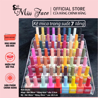 Kệ Mica trưng bày sơn 7 tầng chuyên dụng ngành Nail