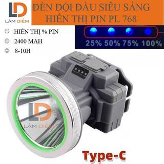 ĐÈN PIN SẠC ĐỘI ĐẦU 100w LED SIÊU SÁNG 3 CHẾ ĐỘ SÁNG PIN TRÂU PL 521 -PL 768