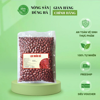 Lạc Nhân Đỏ (Đậu Phộng Đỏ) [Tặng 20g bột húng lìu khi mua từ 1kg]  Date Mới, Không Hôi, Không Mốc, Bao Ngon