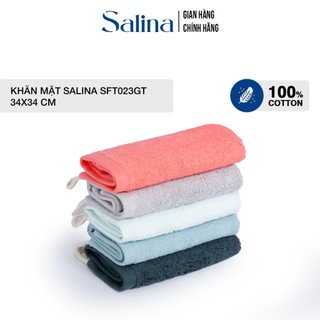 Khăn mặt Salina 100% cotton từ sợi bông thiên nhiên mềm mại, thấm hút tốt SFT023GT