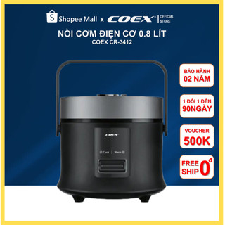 Nồi cơm điện cơ 0.8l coex cr-3412