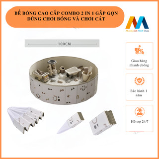 Bể bóng cho bé bằng vải cao cấp cho bé, bể bóng gấp gọn bằng vải bé trai, BÉ GÁI