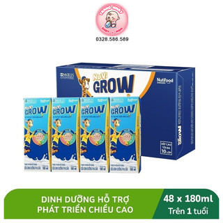 Sữa bột pha sẵn nuvi grow phát triển chiều thùng 48 hộp 180ml