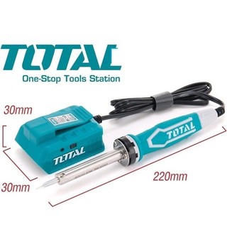 Mỏ Hàn Chì Sử Dụng Pin 20v TOTAL TSILI2001 Công Suất 40W Thời Gian Làm Nóng 3-5Phut