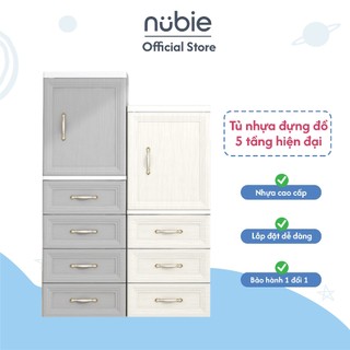 Tủ Nhựa Đựng Quần Áo, Đồ Dùng 5 Tầng Phong Cách Hiện Đại Tiện Ích, Tủ Đựng Đồ Cho Bé Siêu Bền