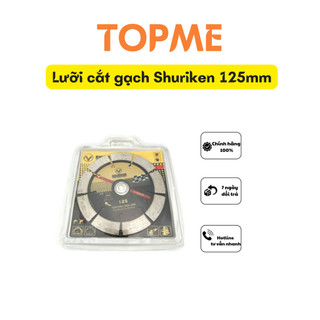 Lưỡi cắt shuriken 125mm cắt bê tông, đĩa cắt tường, đĩa cắt đá granite siêu tốt