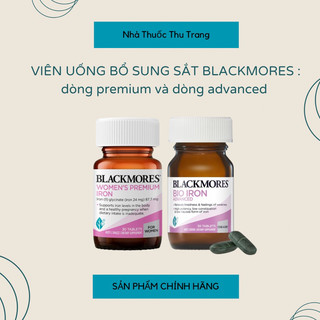 Đủ bill_ viên bổ sung sắt blackmores lọ 30 viên