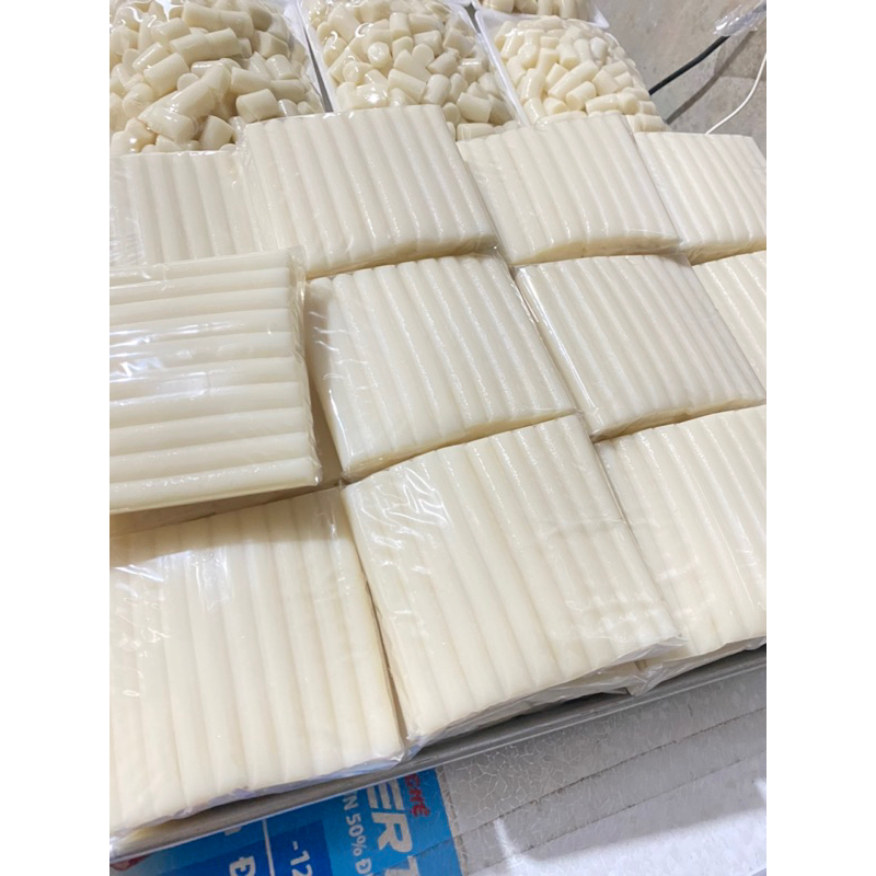 Bánh gạo Tokbokki Hàn Quốc nguyên thanh dài gói 500g
