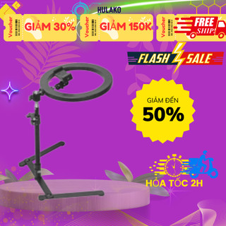 Bộ Đèn Review Để Bàn 26cm Chân Chữ U - Chuyên Review Sản Phẩm, Livestream, Điều chỉnh Ánh Sáng - Chính Hãng HULAKO